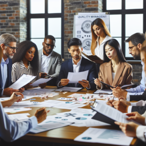 Wdrażanie systemu zarządzania jakością – przykład zastosowania norm ISO w praktyce.